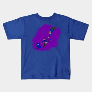 Scott Pilgrim vs the TARDIS Kids T-Shirt